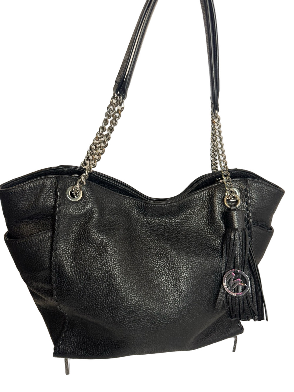 #414 Michael Michael Kors Chelsea Large Whipped Pebbled Leather Shoulder Tote